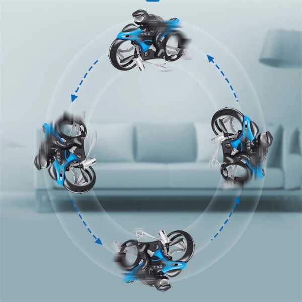 2-in-1 RC Flying Motorcycle Drone - Image 6