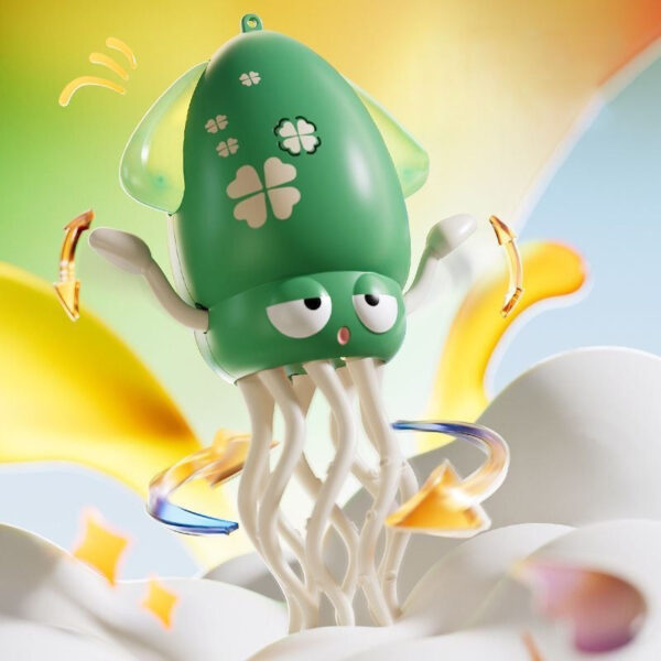 Intelligent Rechargeable Electric Walking Octopus Toy with Light & Music Sensor