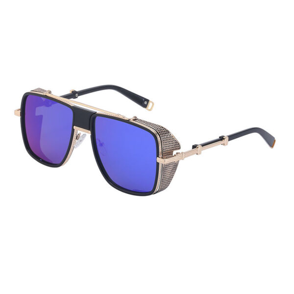Oversized Square Sunglasses – Unisex Luxury Steampunk Shades by Optifix - Image 3