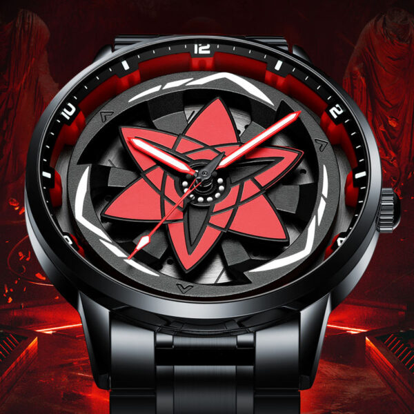 Itachi Saringan Wheel Quartz Watch⌚ - Image 4