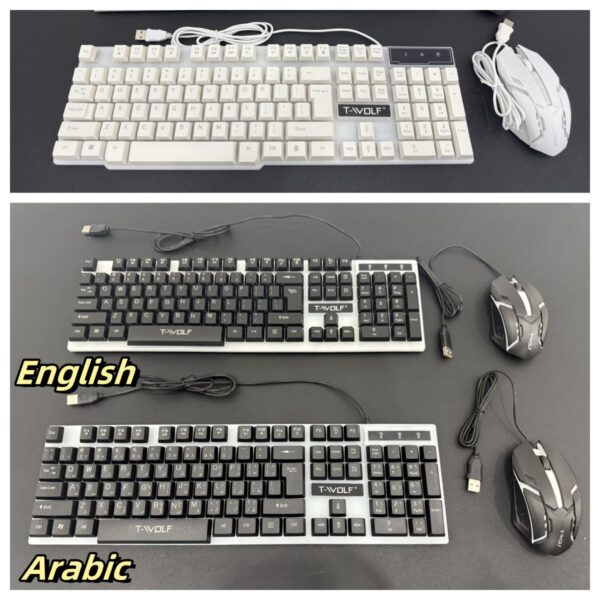 TF230 Rainbow Wired Gaming Keyboard & Mouse Combo - Image 5