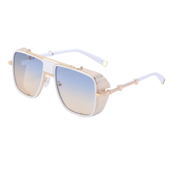 Oversized Square Sunglasses – Unisex Luxury Steampunk Shades by Optifix - Image 6