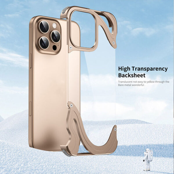Aluminum Alloy Dolphin Frame Magnetic Phone Case for iPhone - Image 5