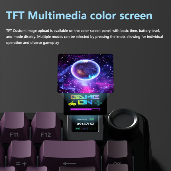 WEIKAV WK75 Tri-Mode RGB Mechanical Keyboard with TFT Screen - Image 5