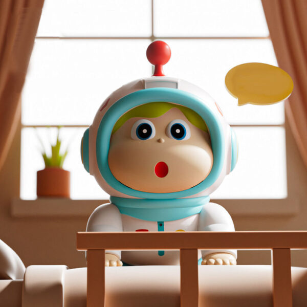 Cute Cartoon Electric Wriggling Baby Crawling Doll with Music Sounds - Image 4