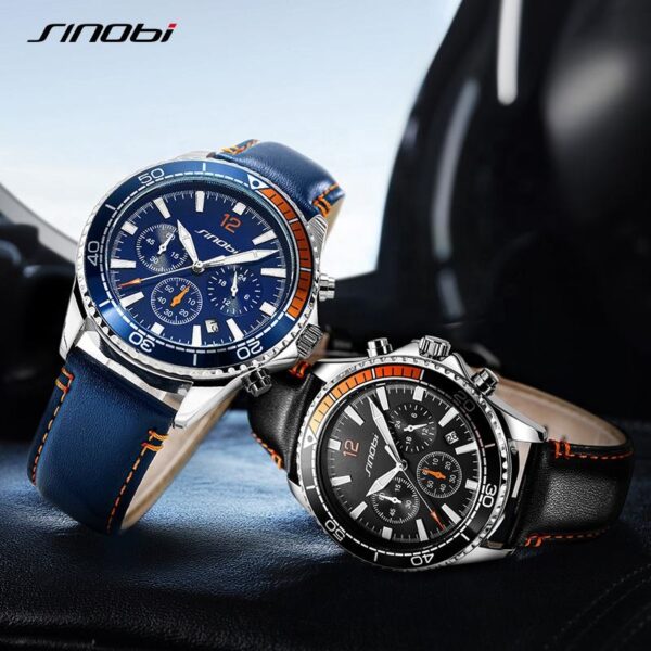 Men’s Multi-Function Sports Watch – Luminous Waterproof Quartz