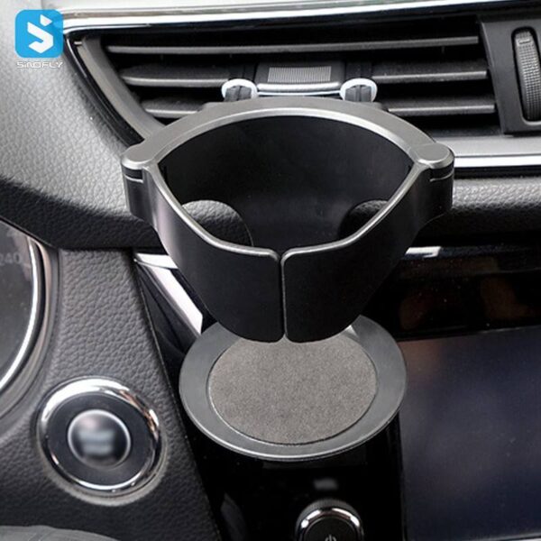 Universal Car Cup Holder with Tea Bag Drip Tray - Image 3