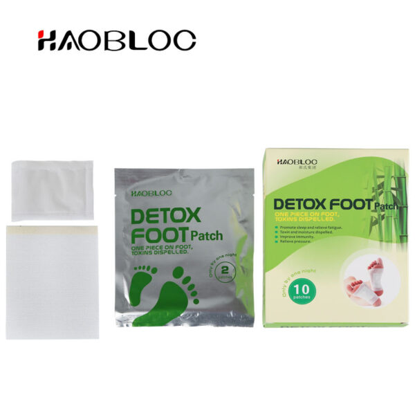 Chinese Bamboo Detox Foot Patch with Negative Ion Therapy – Herbal Overnight Foot Pads - Image 4