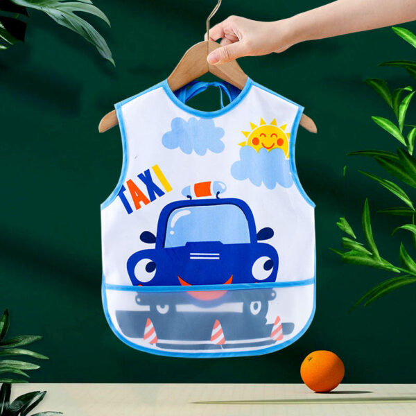Baby Waterproof Breathable Feeding Bib - KDS5 - Image 2