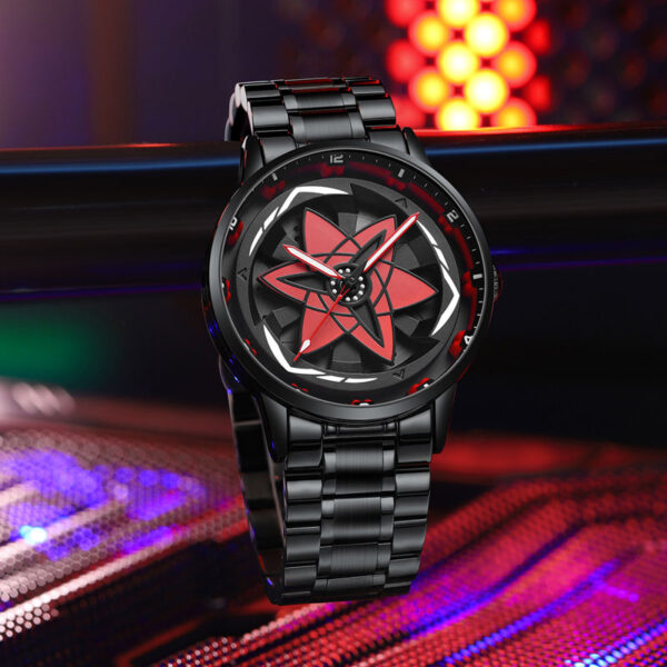 Itachi Saringan Wheel Quartz Watch⌚ - Image 3