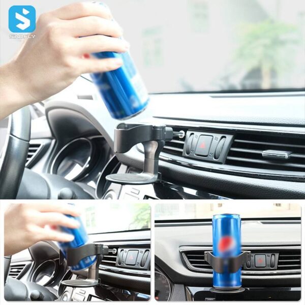 Universal Car Cup Holder with Tea Bag Drip Tray - Image 5