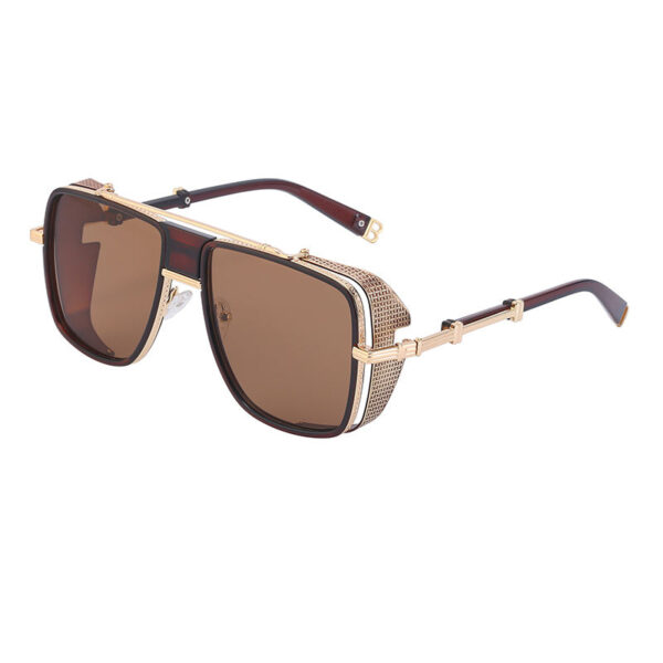 Oversized Square Sunglasses – Unisex Luxury Steampunk Shades by Optifix - Image 5