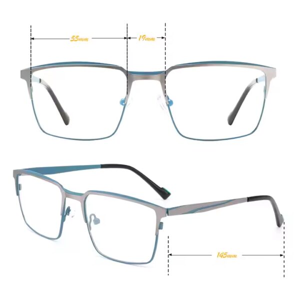 RetroVision Alloy Sport Eyeglass Frame - LS0001 - Image 3
