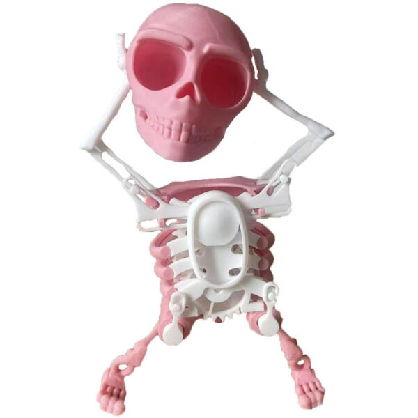 Rocking Skull Dancing Toy – Manual Wind-Up Rotating Funny Figurine