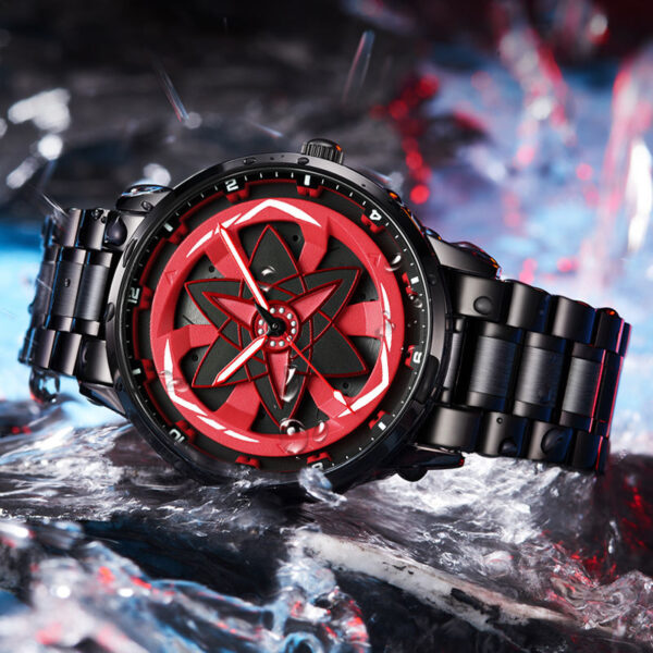 Itachi Saringan Wheel Quartz Watch⌚ - Image 6
