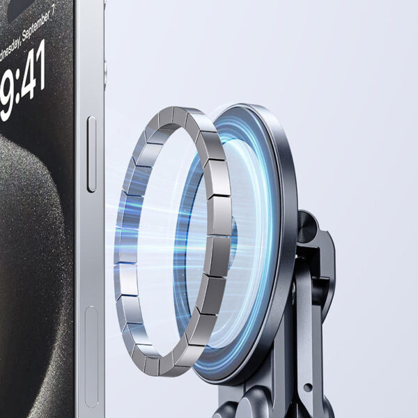 Travel Portable Magnetic Phone Tripod Stand Aluminium Foldable Compatible with Laptops Tablets and Mobile Phones - Image 5