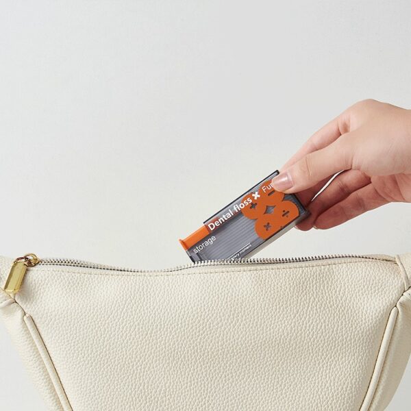 Portable Floss Dental Floss Pick Automatic Pop Dispenser - Image 3