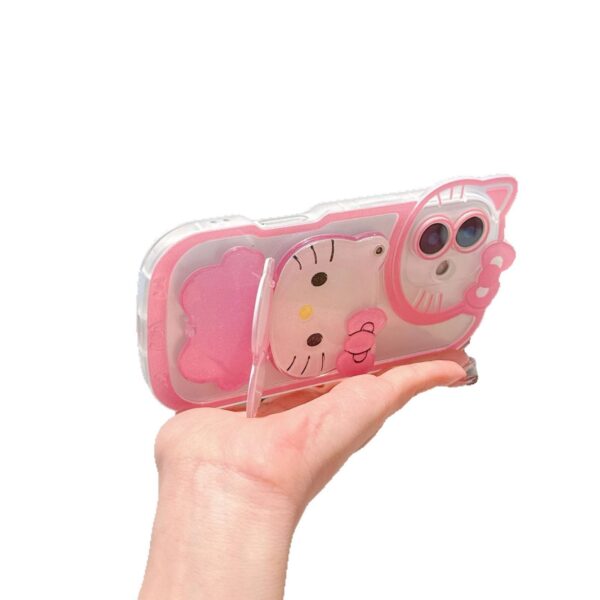 Kitty iPhone Case with Mirror & Stand - Image 5