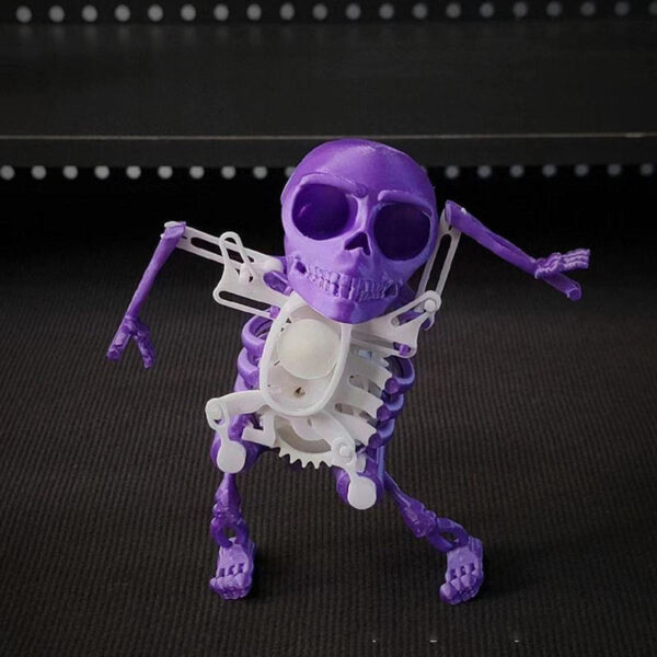 Rocking Skull Dancing Toy – Manual Wind-Up Rotating Funny Figurine - Image 3