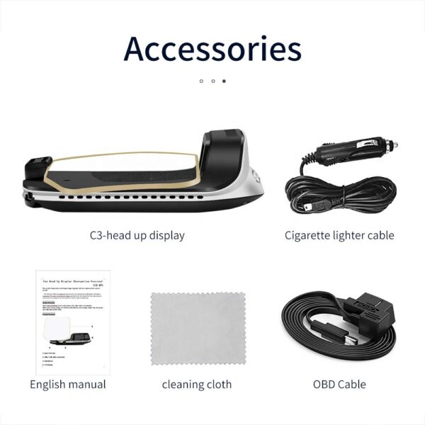 Smart OBD II GPS HUD – Multi-Function Car Head-Up Display - Image 6