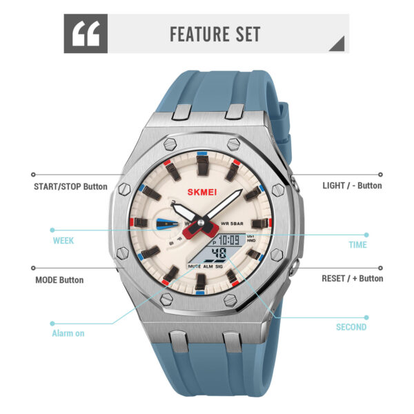 SKMEI 2243 Waterproof Outdoor Sports Watch⌚ - Image 3
