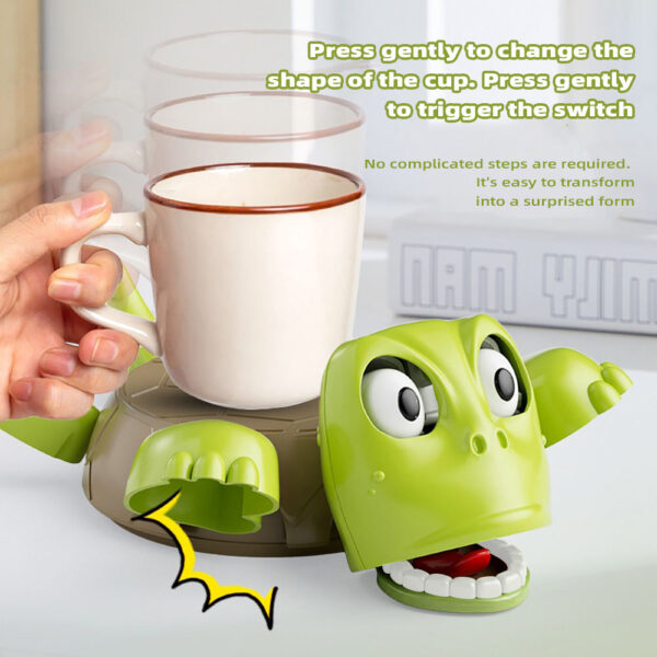Tortoise Coaster with Sound Effect – Creative Desktop Decor & Toy - Image 2