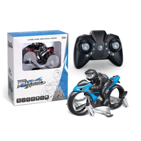 2-in-1 RC Flying Motorcycle Drone - Image 3