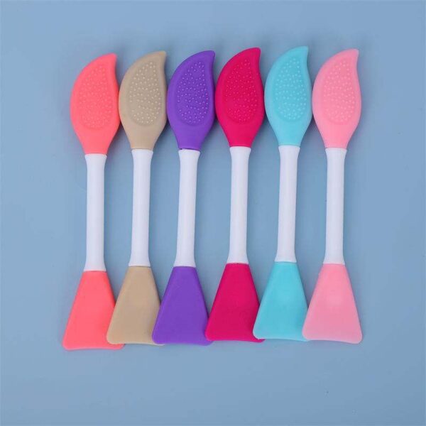 TPR Double-Head Skin-Care Scraper & Mask Brush - Image 2
