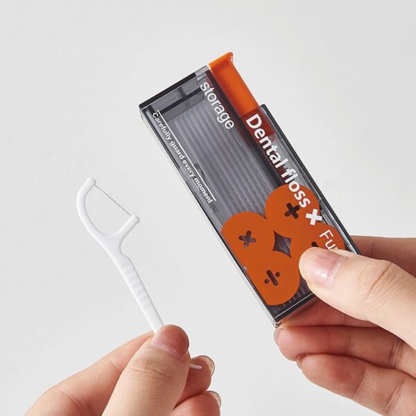 Portable Floss Dental Floss Pick Automatic Pop Dispenser