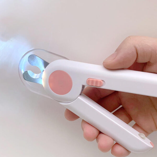 Pet Led Nail Trimmer Claws Toenail Clipper With Hidden Nail File