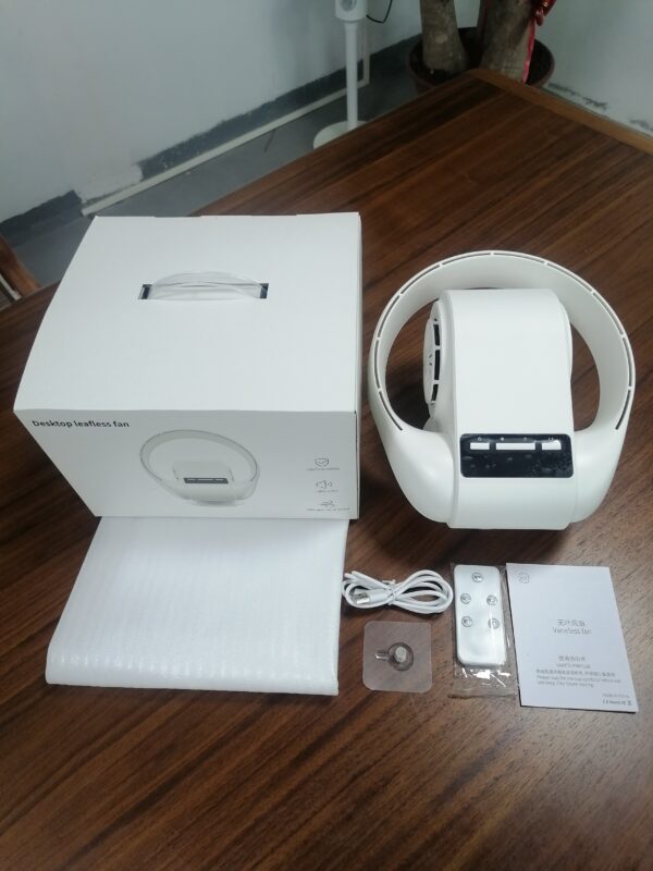 HEBRON Portable Bladeless Desktop Silent Fan - Image 6
