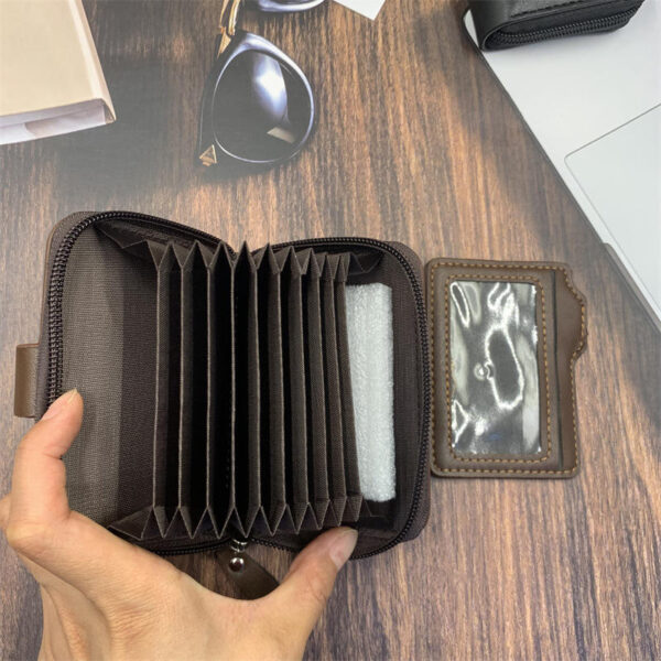 High Quality Card Holder with Polyester Lining Pocket Card Holder - Image 5